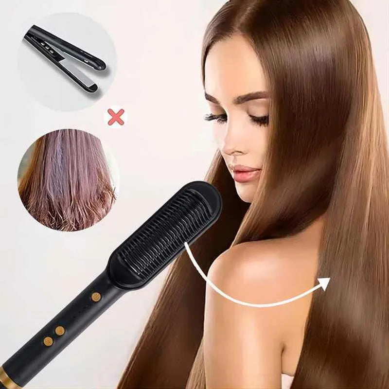 Xiaomi Quick-Heat Hair Straightener – Electric Hot Comb with Negative Ion Care