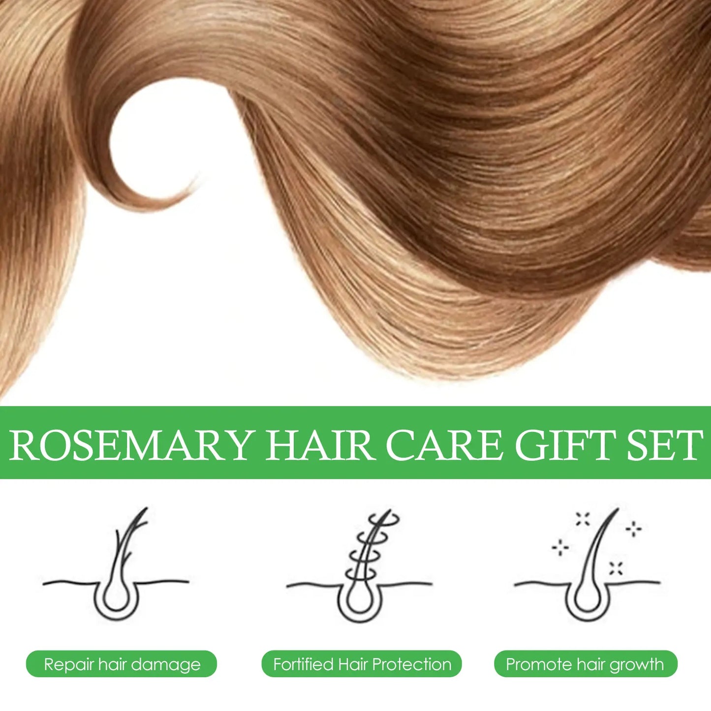 Rosemary Hair Revival Set – Nourish, Strengthen & Volumize