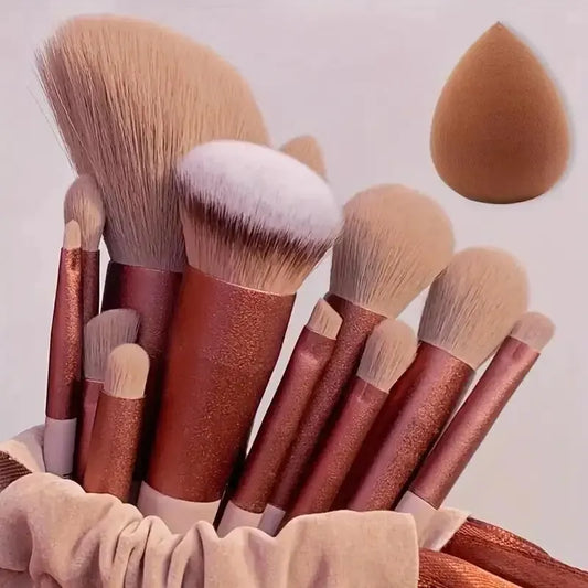 Luxury Fluffy Makeup Brush Set – Professional Blending & Beauty Tools