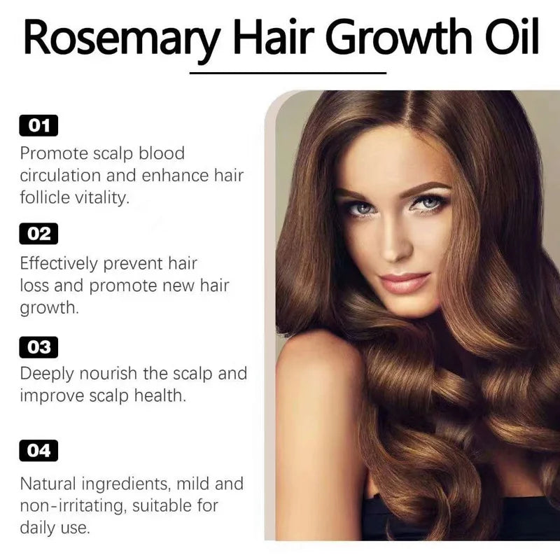 Rosemary & Lavender Hair Repair Oil – Strengthen, Nourish & Prevent Hair Loss (60ml)