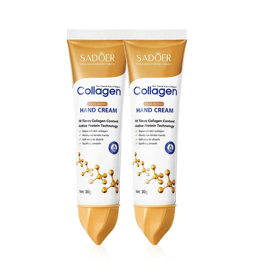 SADOER Collagen Hand Cream – Hydrate, Firm & Brighten (1/2pcs)