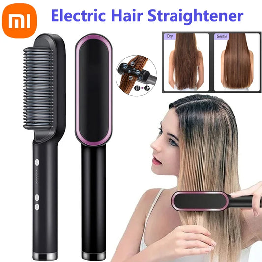 Xiaomi Quick-Heat Hair Straightener – Electric Hot Comb with Negative Ion Care