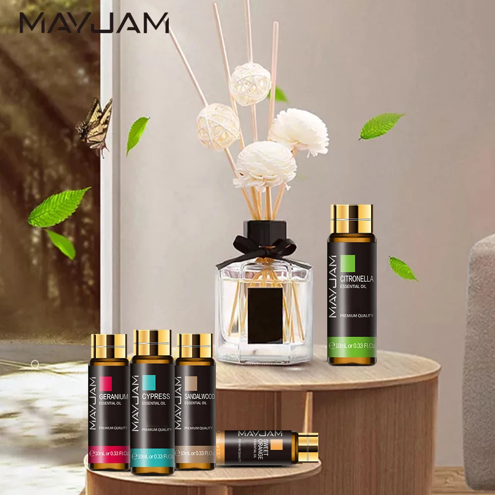 MAYJAM 10ml Aromatic Essential Oil – Relaxing Scents for Diffusers & Humidifiers