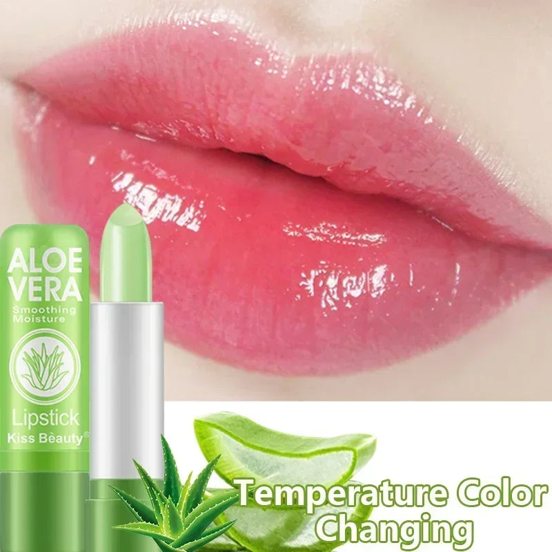 Moisturizing Aloe Vera Lip Balm – Color Changing, Nourishing & Long-Lasting Care