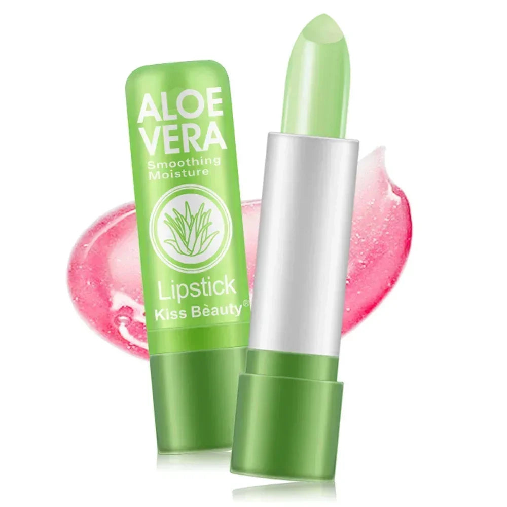 Moisturizing Aloe Vera Lip Balm – Color Changing, Nourishing & Long-Lasting Care