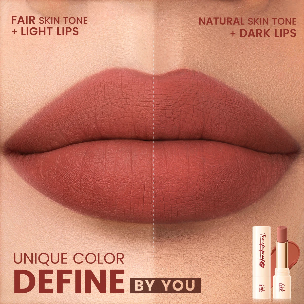 FOCALLURE Lightweight Matte Lipstick – Waterproof, Transfer-Proof & High Pigment