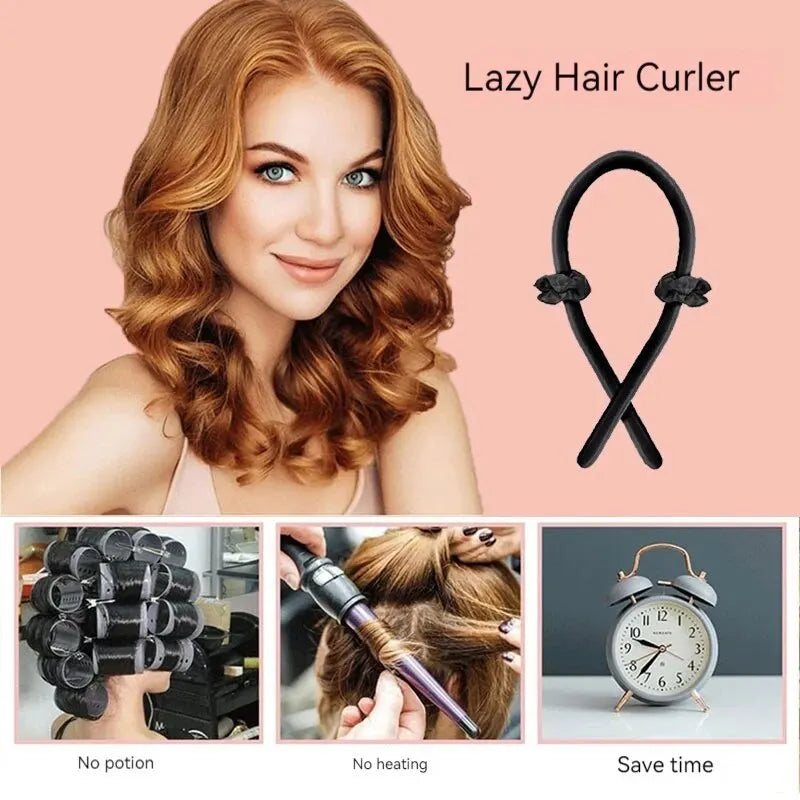 Heatless Curling Headband Set – No Damage, No Heat, Effortless Waves