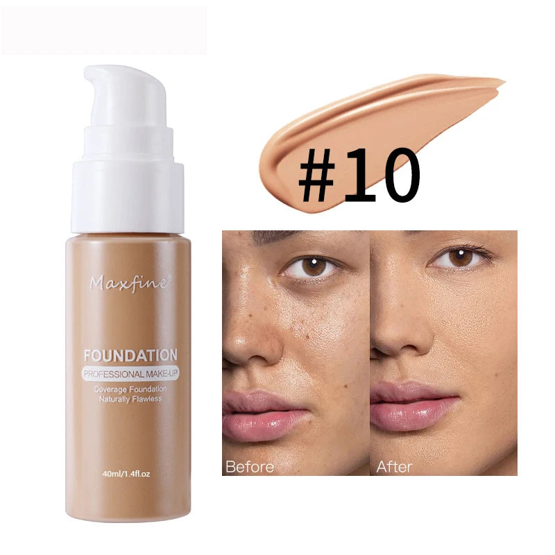 Long-Lasting Liquid Foundation – Waterproof, Oil Control & High Coverage