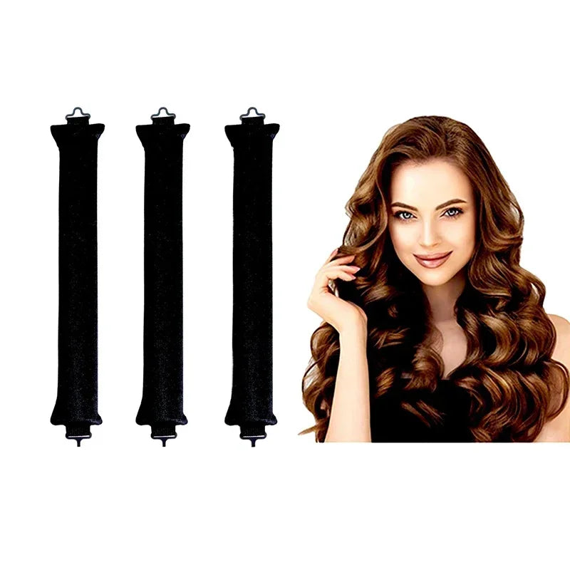 Heatless Curling Rod Headband – Soft Sleep-In Rollers for Effortless Curls