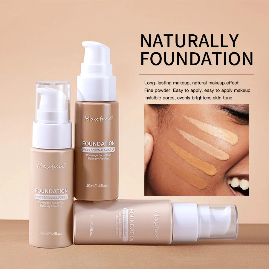 Long-Lasting Liquid Foundation – Waterproof, Oil Control & High Coverage