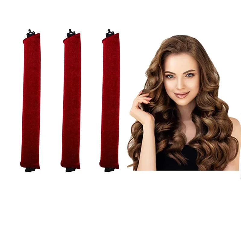 Heatless Curling Rod Headband – Soft Sleep-In Rollers for Effortless Curls