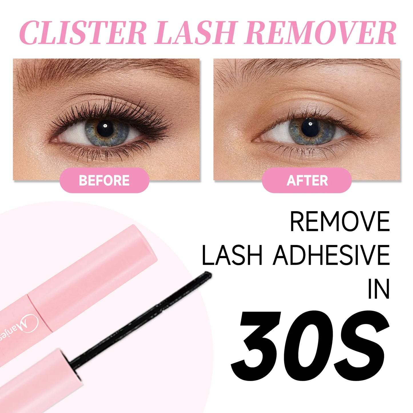 Lash Master Pro Kit: Bond & Seal Glue + Remover & Tweezers (8ml & 5ml)