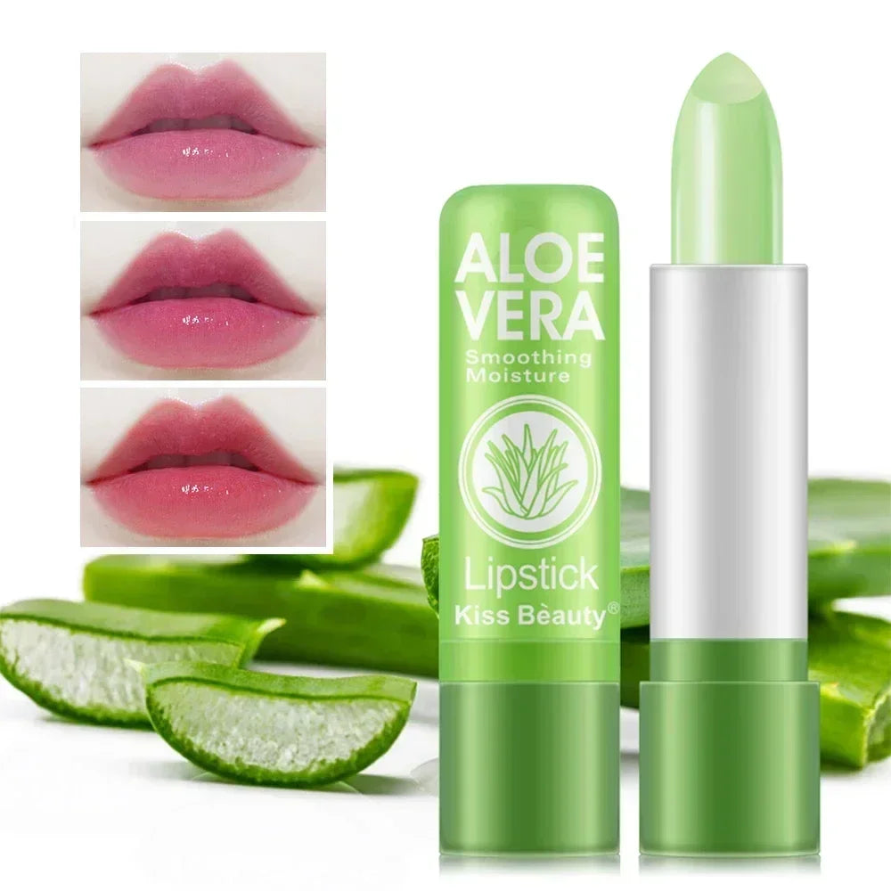 Moisturizing Aloe Vera Lip Balm – Color Changing, Nourishing & Long-Lasting Care