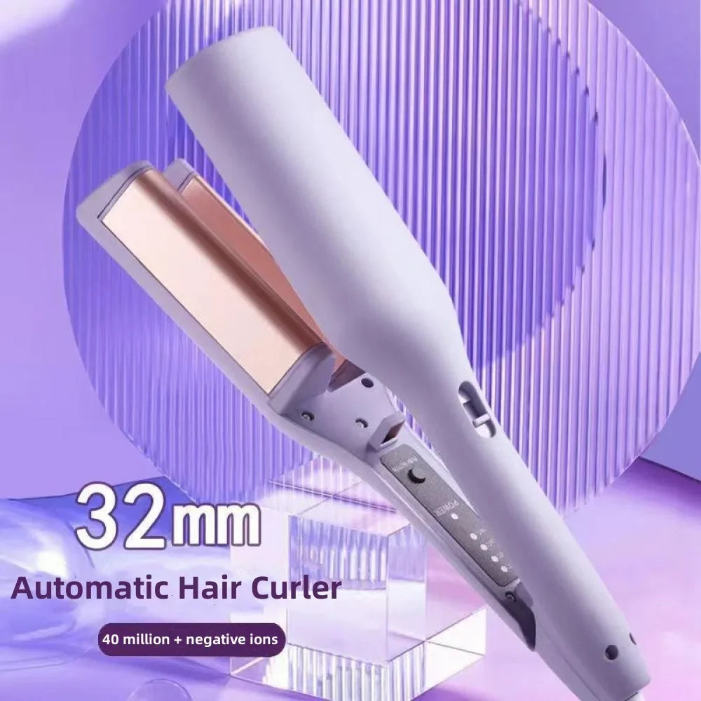 32mm Deep Wave Curling Iron – Fast Heating, Adjustable Temperature & All-Style Ready