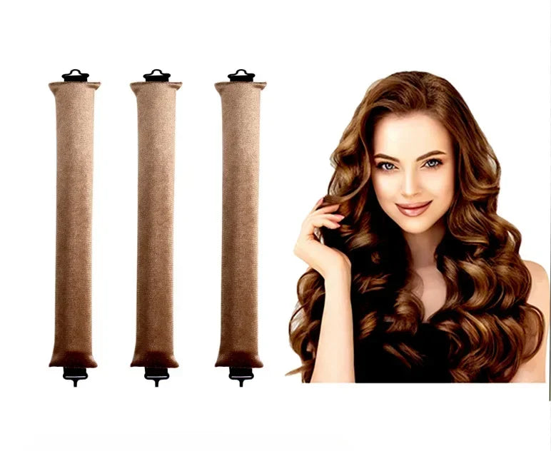 Heatless Curling Rod Headband – Soft Sleep-In Rollers for Effortless Curls