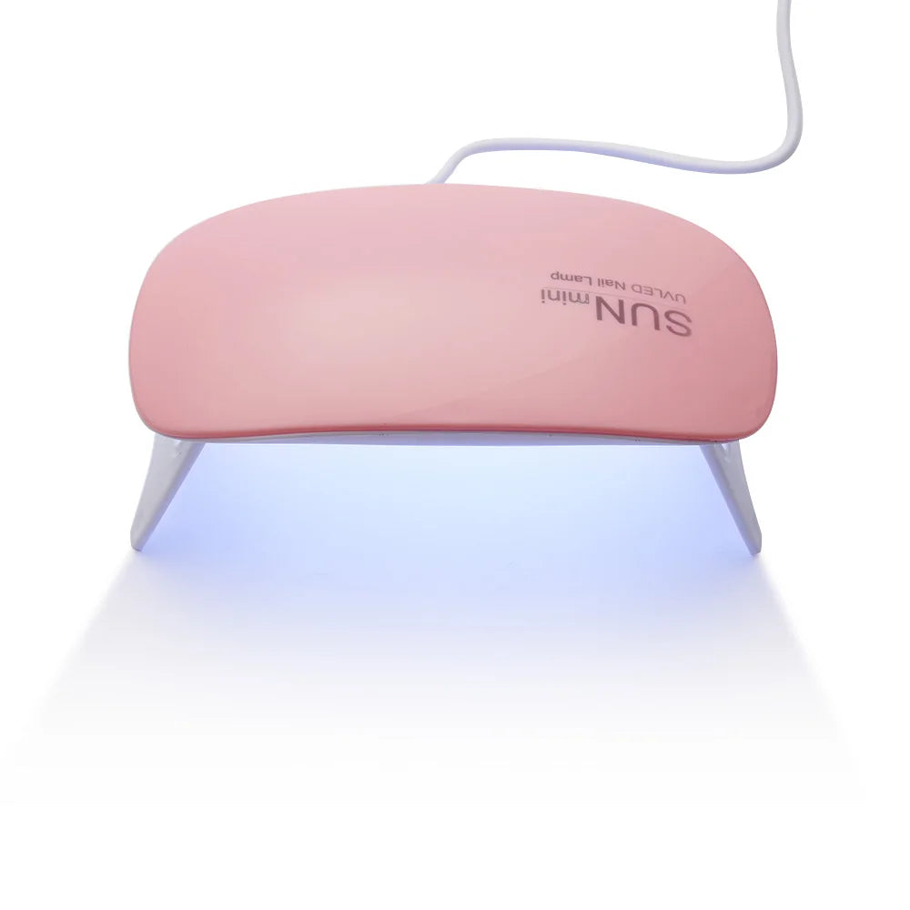 Mini Portable UV/LED Nail Lamp – 6W USB Rechargeable Nail Dryer